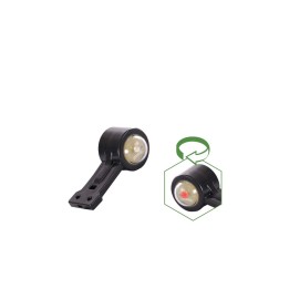 LEUCHTE MINI LED UMRISS WEISS-ROT UNI SEITLICH