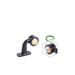 LEUCHTE MINI LED UMRISS WEISS-ROT RECHTS 12/24 V