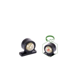 LEUCHTE MINI LED UMRISS WEISS-ROT UNI SEITLICH