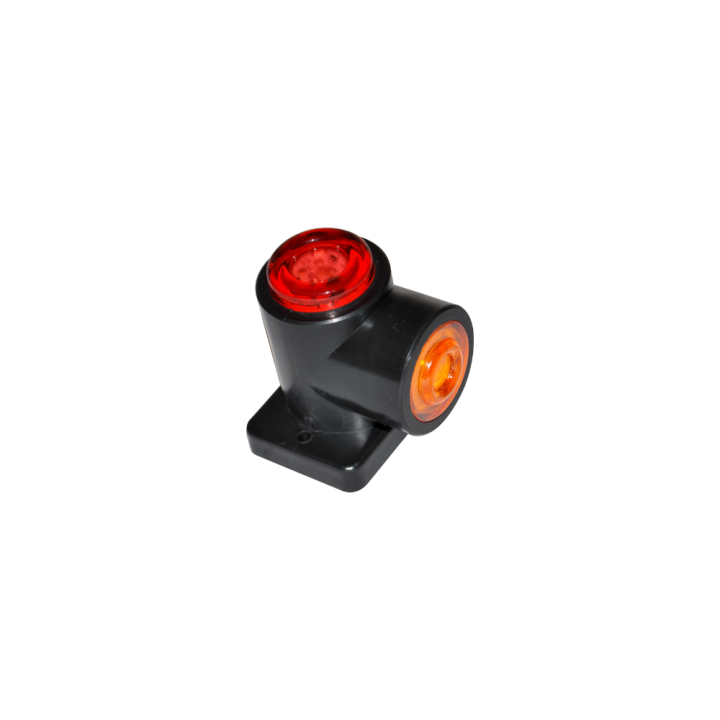 LEUCHTE 12 LED UMRISS ROT-GELB HINTEN
