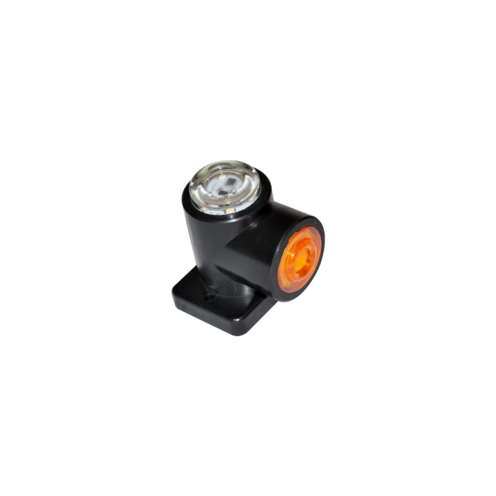 LEUCHTE 12 LED UMRISS WEISS-GELB VORN