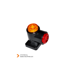 LAMPA 12 LED OBRYSOVÉ/SMĚR ČERVENO-ŽLUTÁ UNI BOK