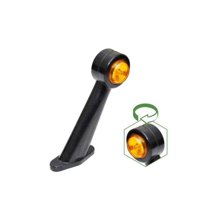 LEUCHTE 2 LED LANDWIRTSCHAFT GELB 12/24 V