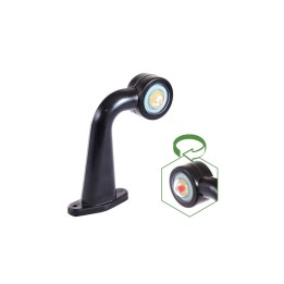 LEUCHTE LED UMRISS WEISS-ROT RECHTS 12/24 V