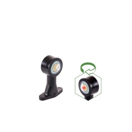 LEUCHTE LED UMRISS WEISS-ROT UNI SEITLICH 12/24 V