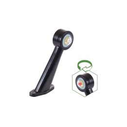 LEUCHTE LED UMRISS WEISS-ROT RECHTS 12/24 V