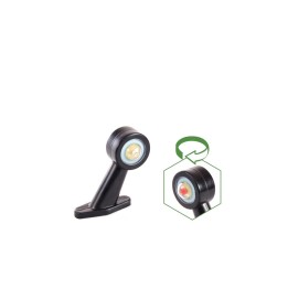 LEUCHTE LED UMRISS WEISS-ROT RECHTS 12/24 V
