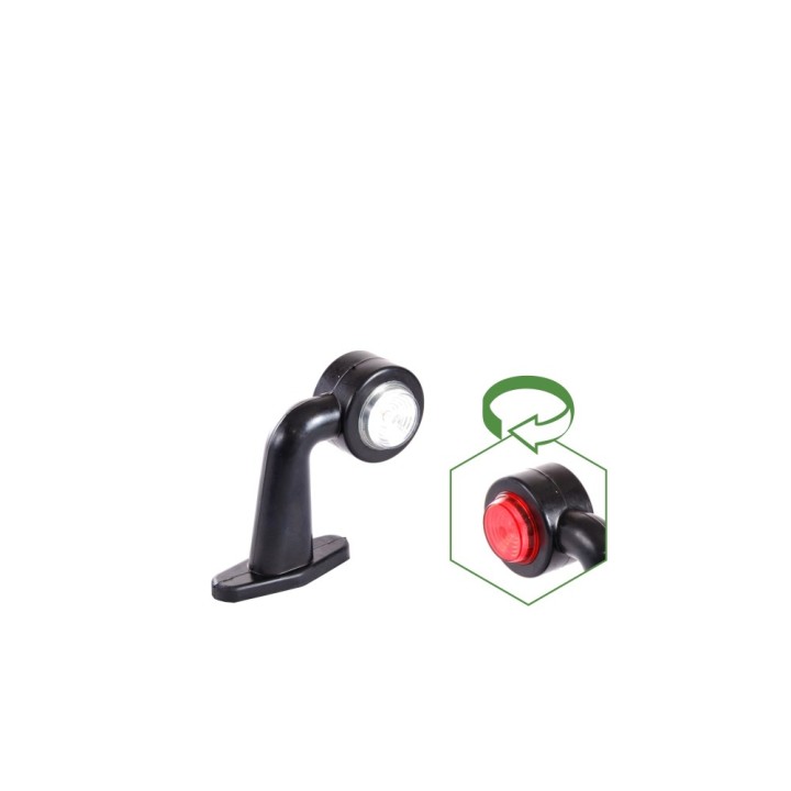 LUZ DE GÁLIBO LED BLANCO-ROJA DERECHA 12/24 V