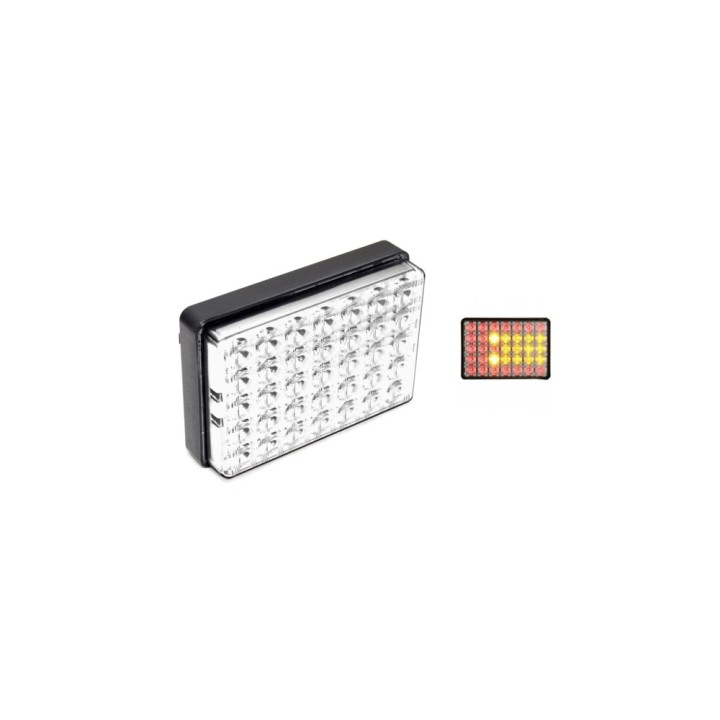 EGKAL 28 LED HÁTSÓ KOMBINÁLT LÁMPA PIROS-SÁRGA