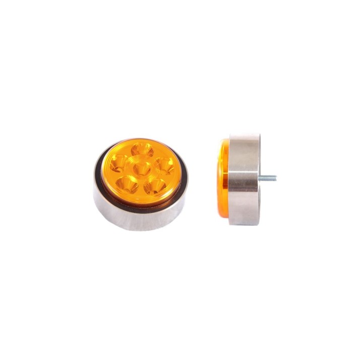 LUZ INTERMITENTE 6 LED DELANTERO AMARILLA