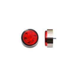 LAMPA 6 LED MLHOVÁ ČERVENÁ 12/24 V