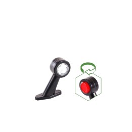 LAMPA 12 LED OBRYSOVÉ BÍLO-ČERVENÁ PRAVÉ 12/24 V