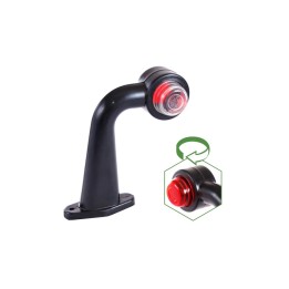 LAMPA OBRYSOVÉOVÁ BÍLO-ČERVENÁ UNI BOČNÍ 12/24 V
