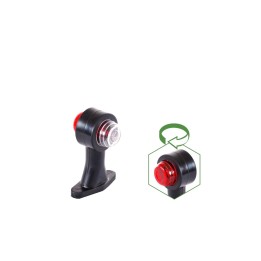 LAMPA OBRYSOVÉOVÁ BÍLO-ČERVENÁ UNI BOČNÍ 12/24 V