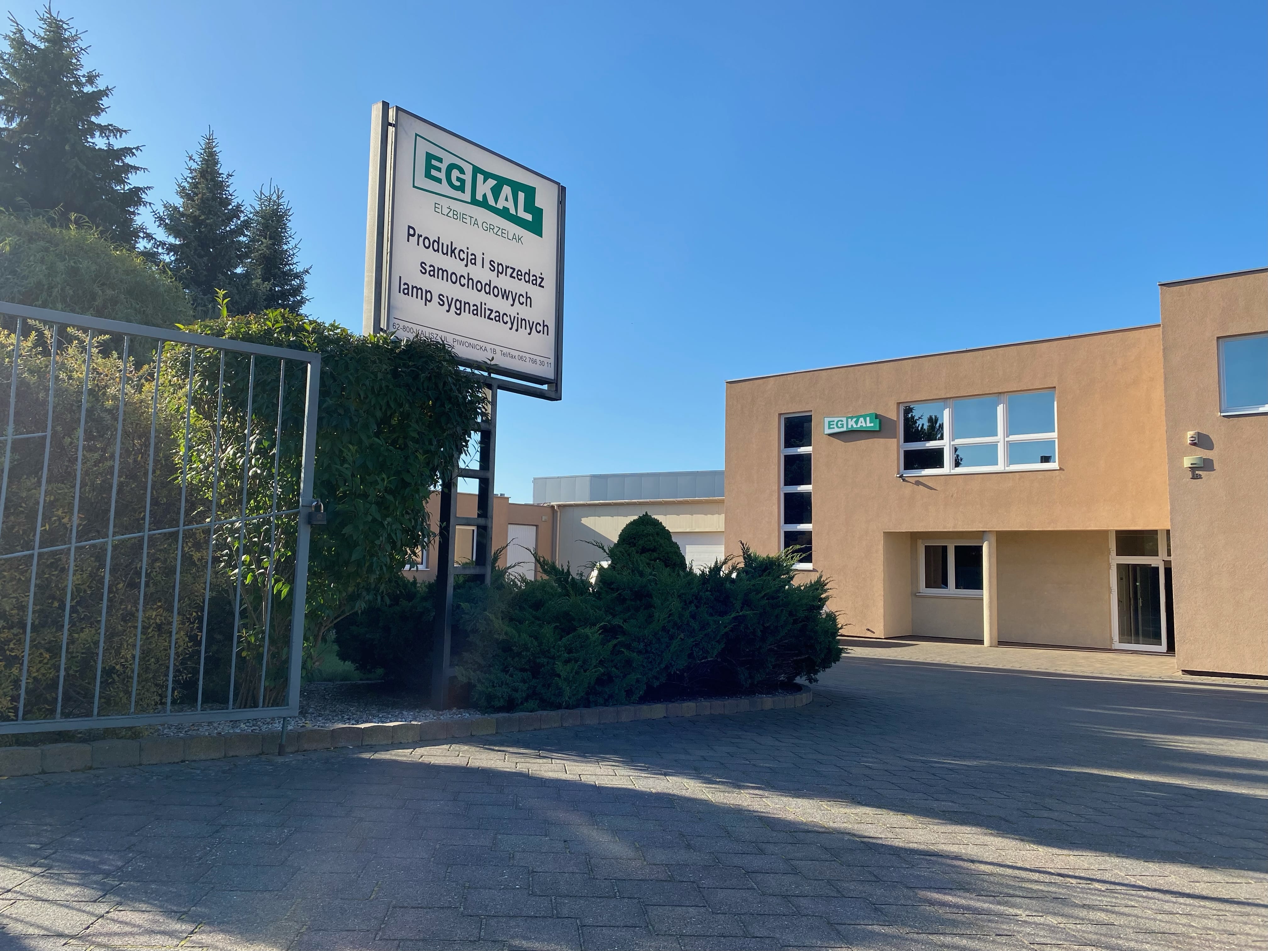 Siedziba i hala produkcyjna EGKAL w Polsce